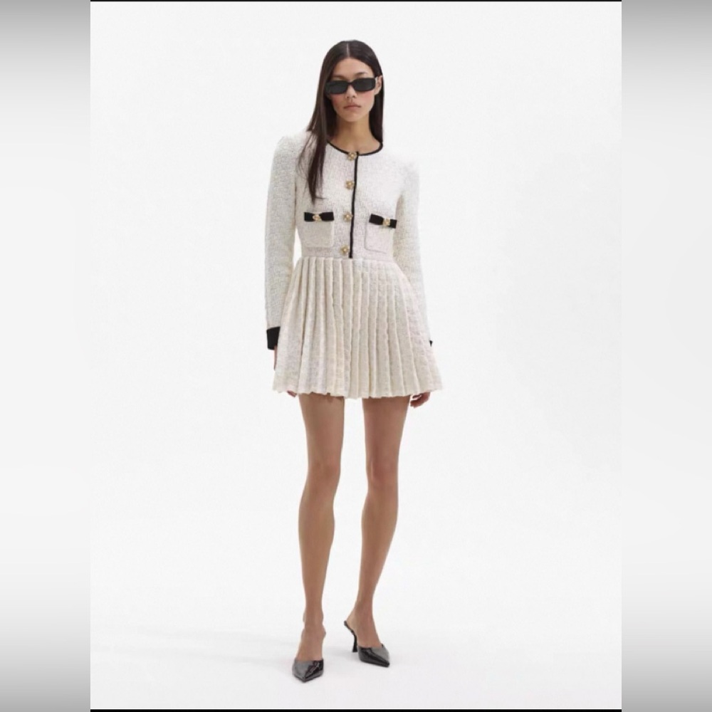 Self Portrait Knit Mini Dress